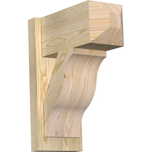 Ekena Millwork Funston Craftsman Rough Sawn Outlooker, Douglas Fir, 8"W x 16"D x 20"H OUT08X16X20FST04RDF - main
